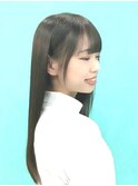 自毛風カラーロングヘア[縮毛矯正/インナーカラー/髪質改善]