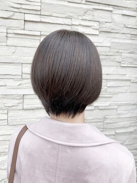 ヘアアンドメイク ニューヨーク ニューヨーク 長岡天神店(Hair&Make NYNY) シークレットハイライト×ショートボブ