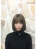 ボブスタイル小顔ヘア