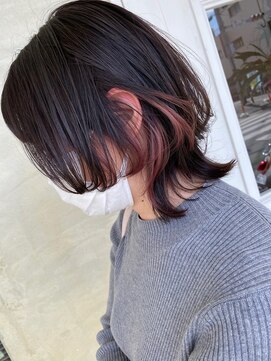 ナイーブヘアデザイン(NAiVE HAIR DESIGN) 【NAiVE hair】インナーラベンダー★ウルフ