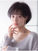 ショートボブ 大人可愛い 美シルエット 青山 表参道 30代40代