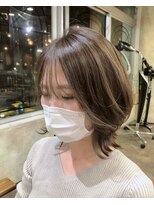 ナンバー イル デュッカ 札幌(N° il duca)&nbsp;ミニボブ/くすみカラー/テラコッタ/韓国マッシュ/くびれミディ