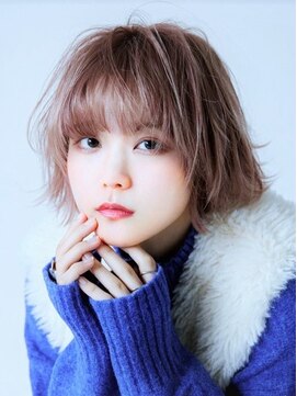 ヘアカフェ アティス(hair cafe Atease) ★綿菓子 ショート ボブ