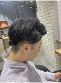 【カット+カラー】men's×ダークグレー/新出奈津樹