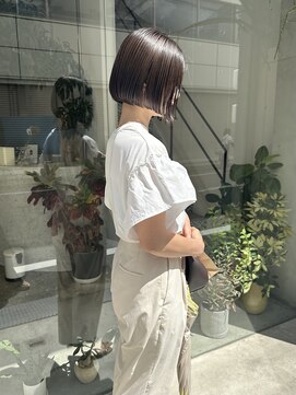 オムズドット(om's dot) 大人ボブ×ナチュラルブラウン（お客様スタイル）