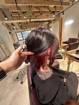 トゥルース 獨協大学前店(Hair&Make TRUTH) レッドインナーカラー
