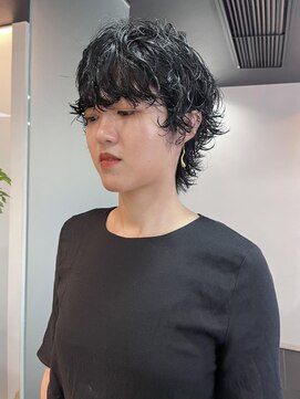 スタイル 茅ケ崎(STYLE) 【ハクラ】マッシュウルフ パーマ ウルフパーマ