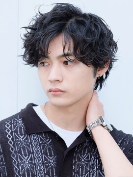 ラレイ ハラジュク(Lalei harajuku) ツイストスパイラルパーマ/ツイスパ/センターパート/原宿メンズ