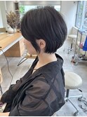 ショート 【相馬】 #小顔補正立体カット#仙台ショート