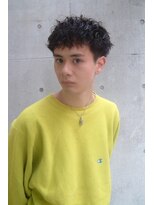 ブークル(boucle)&nbsp;メンズパーマ　スパイラルパーマ　短めショート