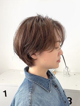 スイ(suiw) ショートボブニュアンスパーマ【suiw】昭和町/天王寺/阿倍野