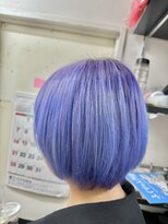 ブロッサム 保谷(Blossom)&nbsp;ダブルカラーブリーチハイトーンラベンダーカラー派手髪
