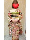 振袖着付け＋ヘアセット￥10,200