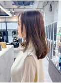 ワンカール/ナチュラルカール/シースルーバング/小顔/前髪