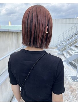 ジェスター(JESTER) 〈atsuno〉朱色アンブレラカラー【カラー/ブリーチカラー】