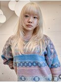 抜きっぱなしブロンド×ウルフカット