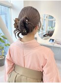 袴着付け/卒業式着付け/袴ヘアセット/袴ヘアアレンジ/卒業式ヘア