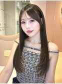 韓国ヘア ワンホンヘア くびれヘア レイヤーカット