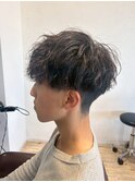 ラフにキマる◎大人のニュアンスパーマ/ツーブロック