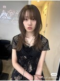 【透け感バング×韓国レイヤー】顔まわりの立体感が鍵！