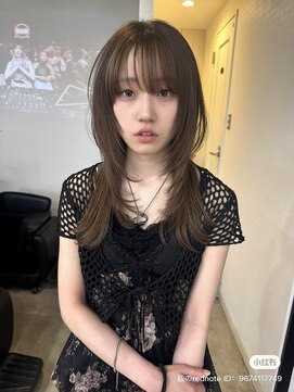 バンクスヘアー(BANK'S HAIR) 【透け感バング×韓国レイヤー】顔まわりの立体感が鍵！