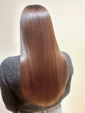 ヘアリゾート粋 新宿三丁目本店 艶髪/ロング/マロンブラウン/ストレート