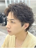 原宿フェザーショートツイスパオールバックショート緩め30代◆