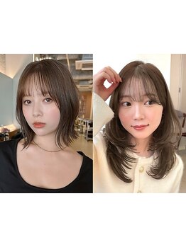 気付かれない自然なストレートヘア。まっすぐ過ぎずふんわりと柔らかい印象に仕上げます[いわき/学割U24]