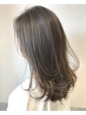 【raffine小森】柔らかレイヤースタイル/白髪ぼかし/30代40代