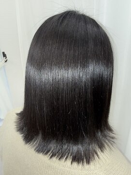 【白髪染め】外ハネヘア