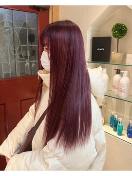 ヘアリラクゼーション クインズベリー(Hair Relaxation Queen's Berry) 外国人風カラー1.16似合わせカット