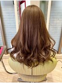 20代30代髪質改善カラー透明感ミルクティーベージュ秋カラー