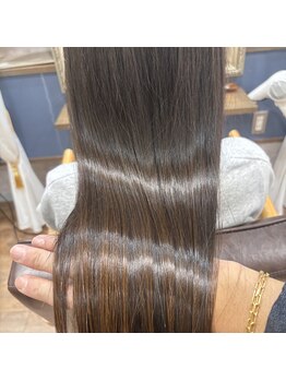 ヌーム 塚本店(NOOM)の写真/【お得な平日クーポンあり☆】湿気や汗でうねる髪にも◎不自然過ぎない、自然な仕上がりが大好評…♪