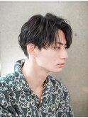 フリックパーマ/ツーブロックショート/韓国風マッシュ