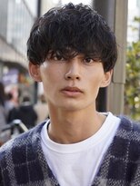 ノードオム 栄(NODE HOMME) 波巻きスパイラル栄レイヤーマッシュスタイル