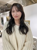 アンフィグ 吉祥寺(anfig)&nbsp;オリーブカラー 透明感カラー ベージュカラー レイヤー ｢IBU｣