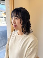 ヘアデザイン ディクト(hair design D.c.t)&nbsp;結べるボブパーマ/外ハネミックス/くせ毛風/岐阜
