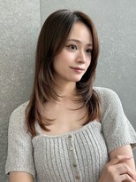 レーヴバイロンド 仙台(Reve by Lond)&nbsp;韓国レイヤー髪質改善ミルクティーベージュくびれヘア顔周り仙台
