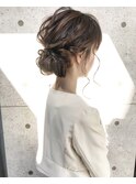 シニヨンアレンジ