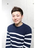 【garbo】メンズ大人気!!!刈上げ×ソフトモヒカン×アップバング