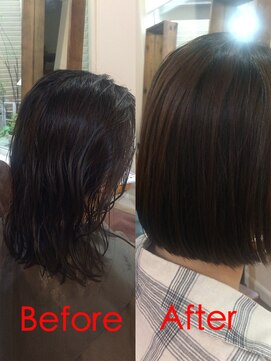 ヘアーサロン ココア(hair salon cocoa) 【髪質改善★】カット&酸性縮毛矯正