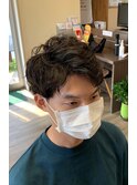 アップバングスパイラルマッシュ