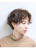 マッシュショート#ケアパーマ#ショートカット#簡単スタイリング