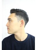 サイドパートメンズビジカジフェードカット0901