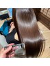 髪質改善カラーエステ+カット+頭皮の整体(10分)コース¥20350円
