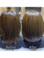 カミケンガレリア(kamiken. galleria)&nbsp;なめらか艶感 まとまる美髪ボブ【カミケンガレリア】