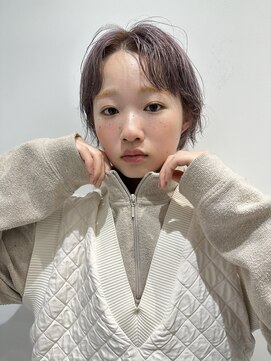 ペレ 栄店(PELE) ラベンダー×パーマ風スタイリング☆