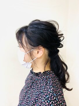 ビューティーサロン カワチ 中庄駅前店(Beauty Salon KAWACHI) ハーフアップ