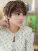 外国人風大人ハイライト小顔くせ毛ショートh2上尾20代30代40代!