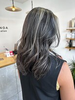 エマノア(EMANOA)&nbsp;【KEITA】お客様スタイル～シルバーハイライト☆レイヤーカット